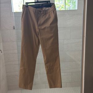 Express Tan Chinos Classic Straight-Leg